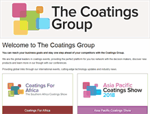 Tablet Screenshot of coatings-group.com
